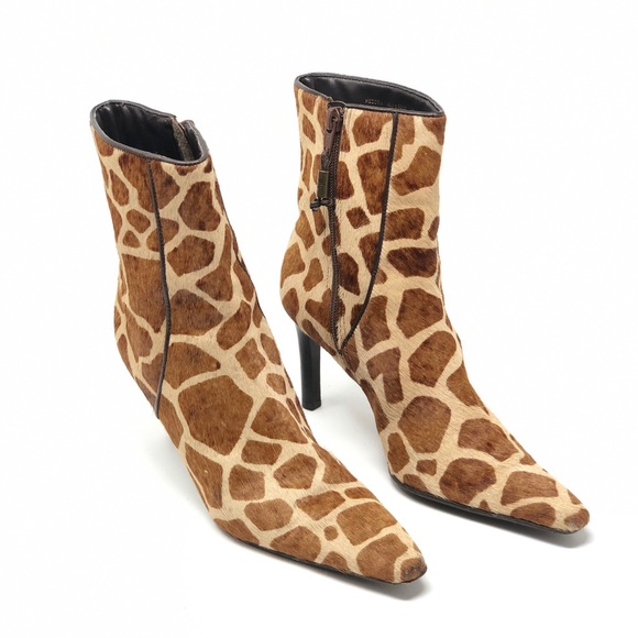 giraffe print boots